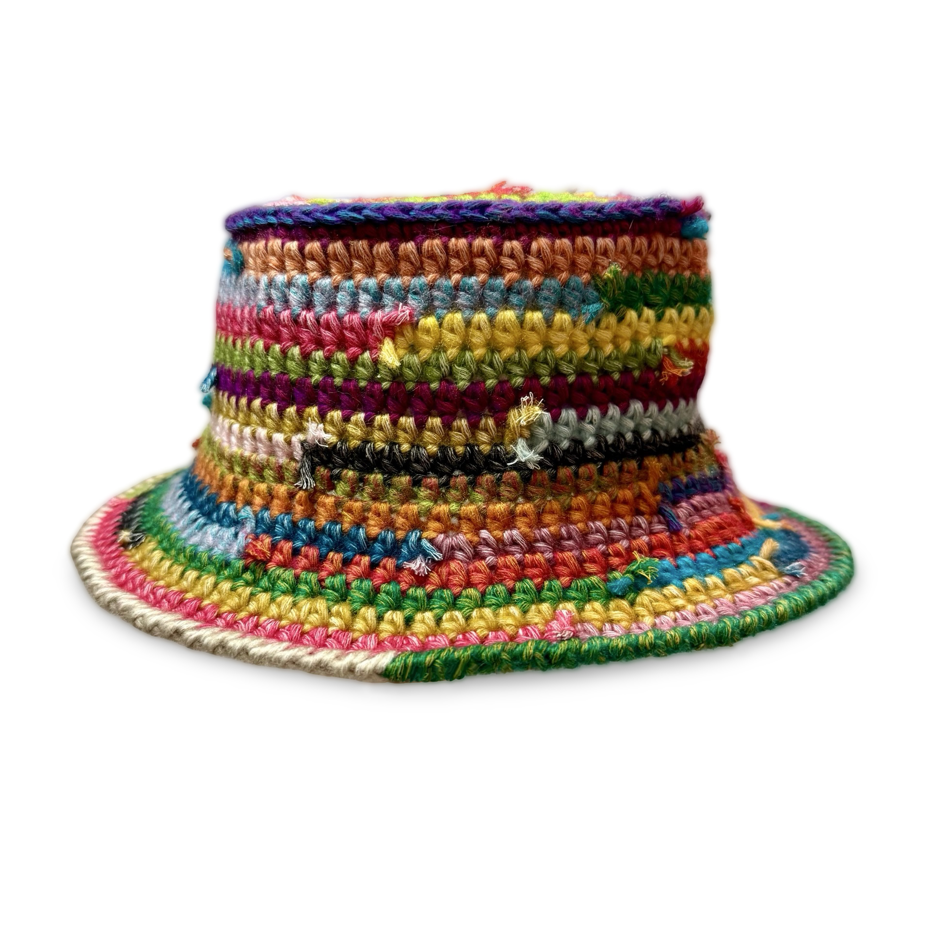 Scrappy Crochet Bucket Hat, Unisex – casa marengo studio